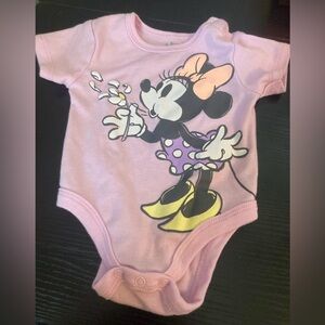 Disney Pink Minnie Mouse Bodysuit